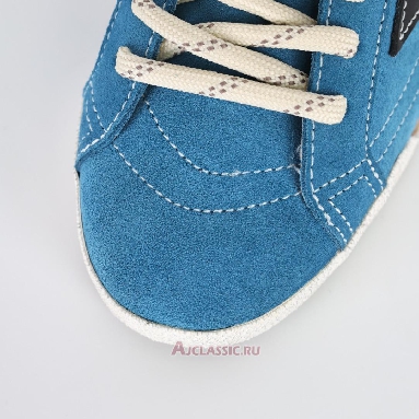 Buy Golden Goose True-Star Teal Suede With Black Blue GMF00922.F007389.50928 Quality Reps Replicas Shoes
