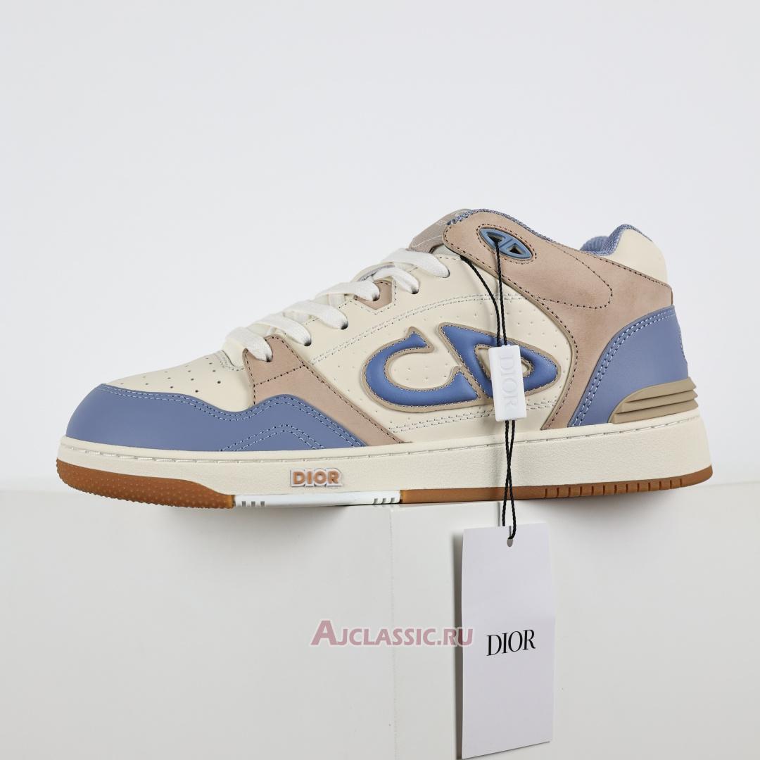 New Dior B57 Mid "Cream Blue" Sneaker 3SH141ZXT H554 Shoes