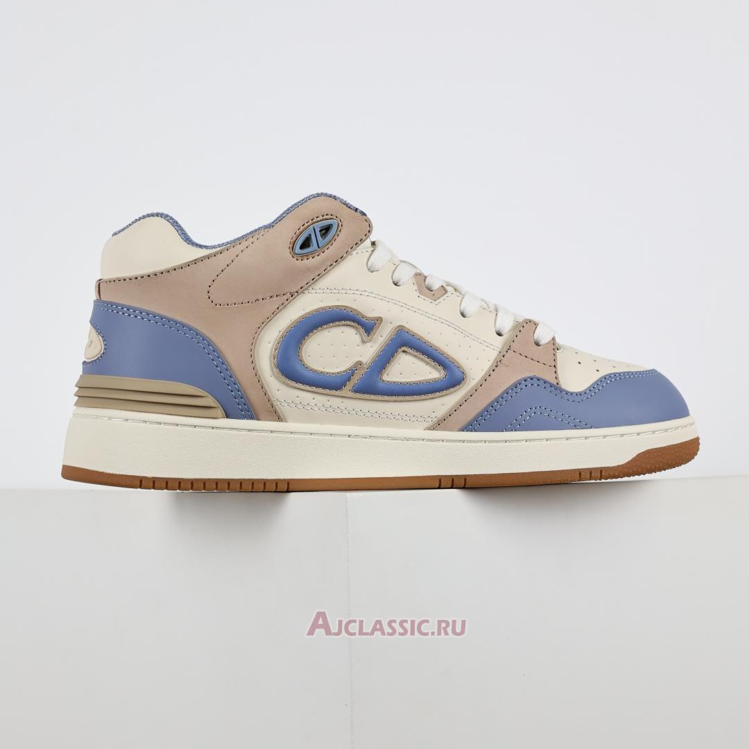 New Dior B57 Mid "Cream Blue" Sneaker 3SH141ZXT H554 Shoes