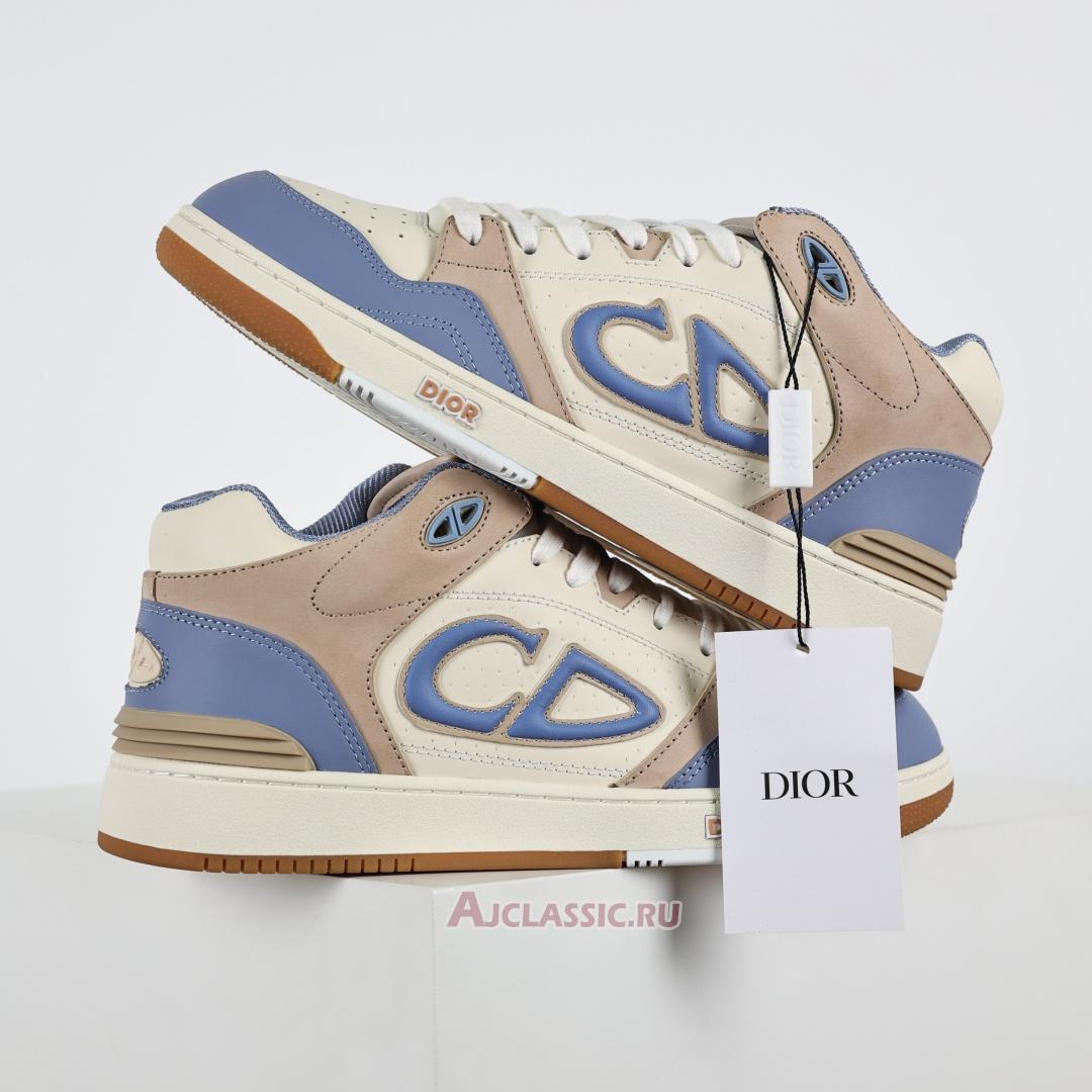 New Dior B57 Mid "Cream Blue" Sneaker 3SH141ZXT H554 Shoes