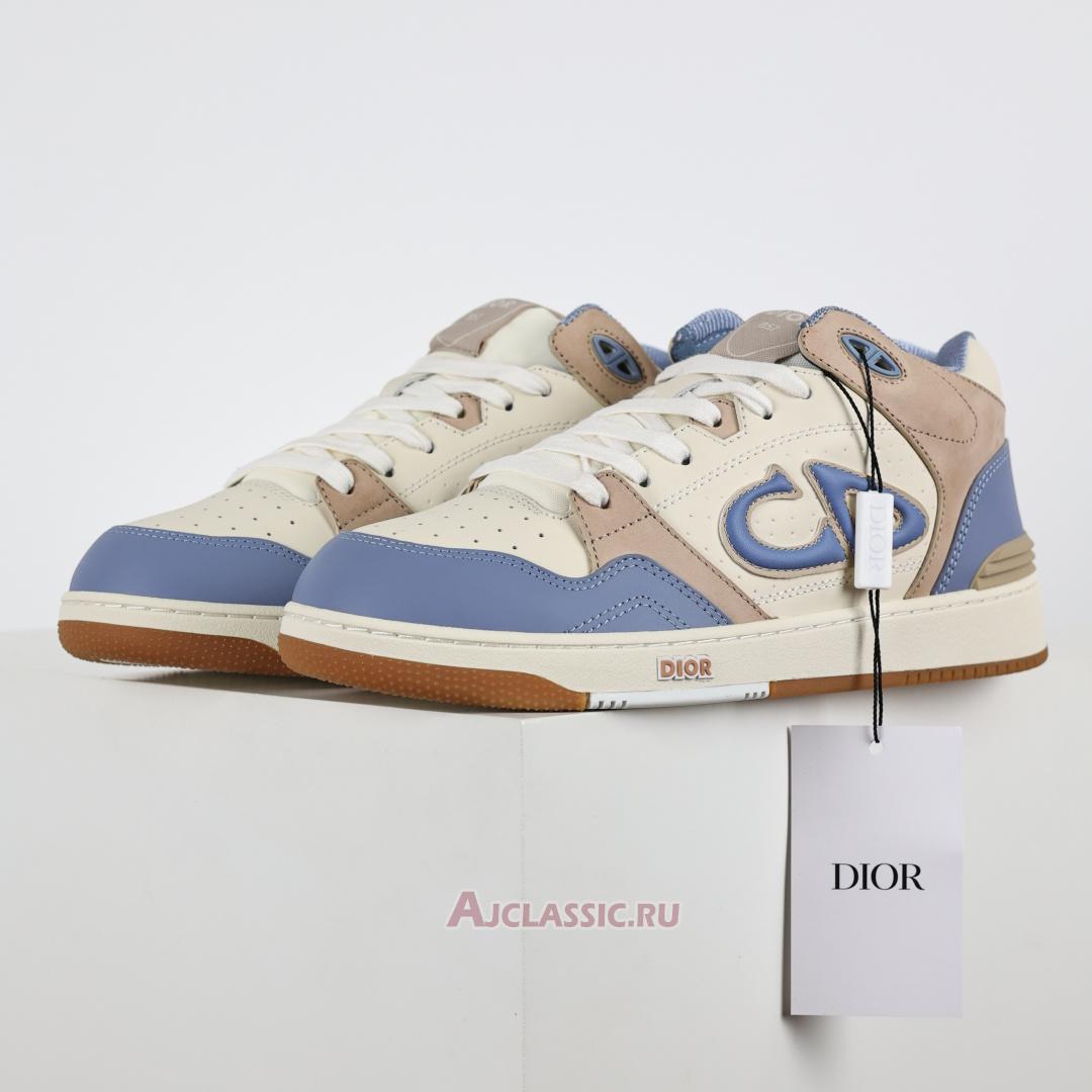 New Dior B57 Mid "Cream Blue" Sneaker 3SH141ZXT H554 Shoes