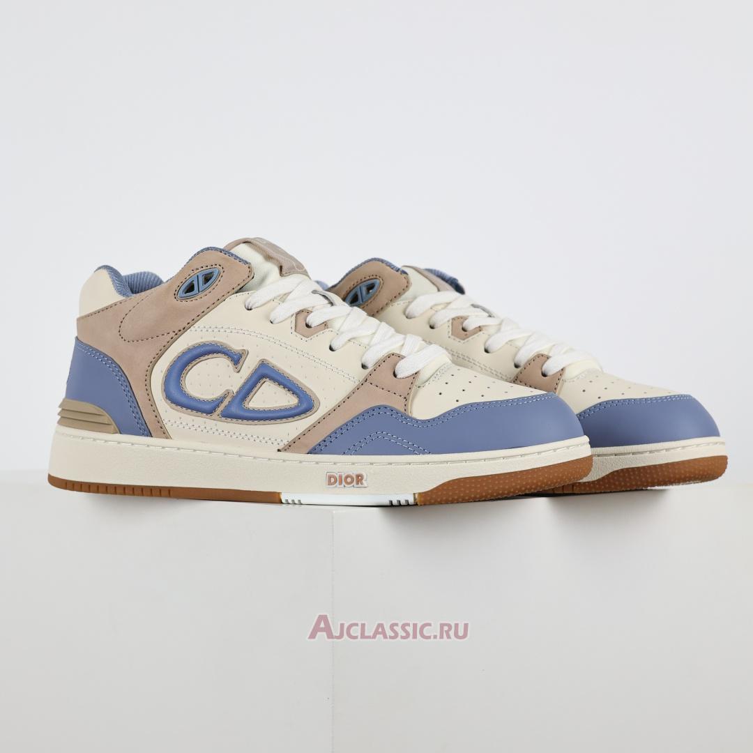 New Dior B57 Mid "Cream Blue" Sneaker 3SH141ZXT H554 Shoes