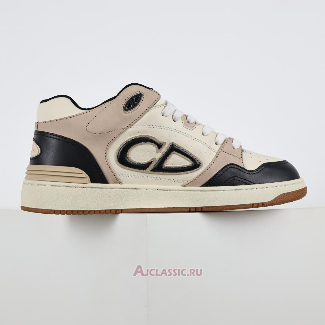 New Dior B57 Mid "Cream Black" Sneaker 3SH141ZXT H169 Shoes
