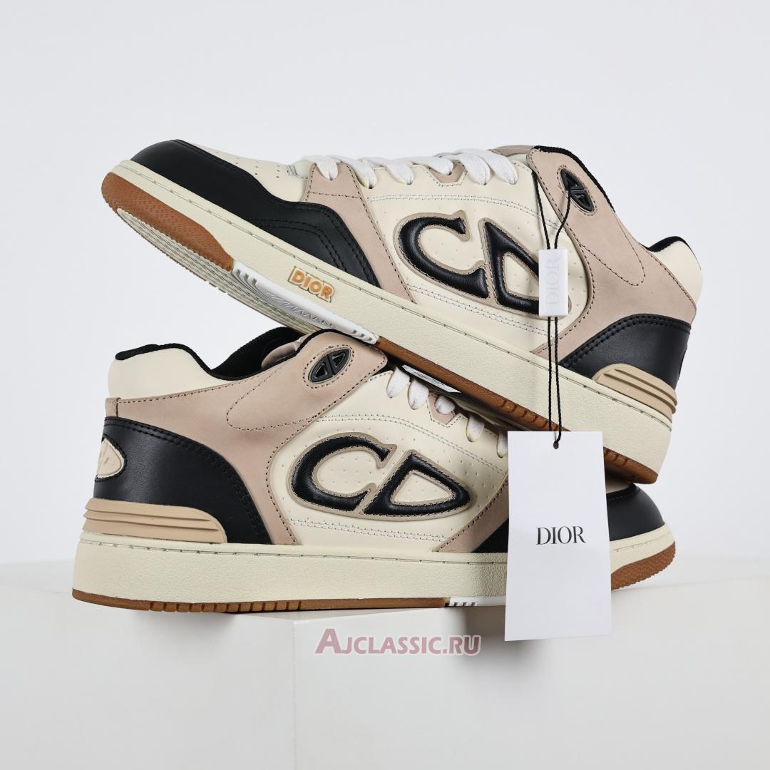New Dior B57 Mid "Cream Black" Sneaker 3SH141ZXT H169 Shoes