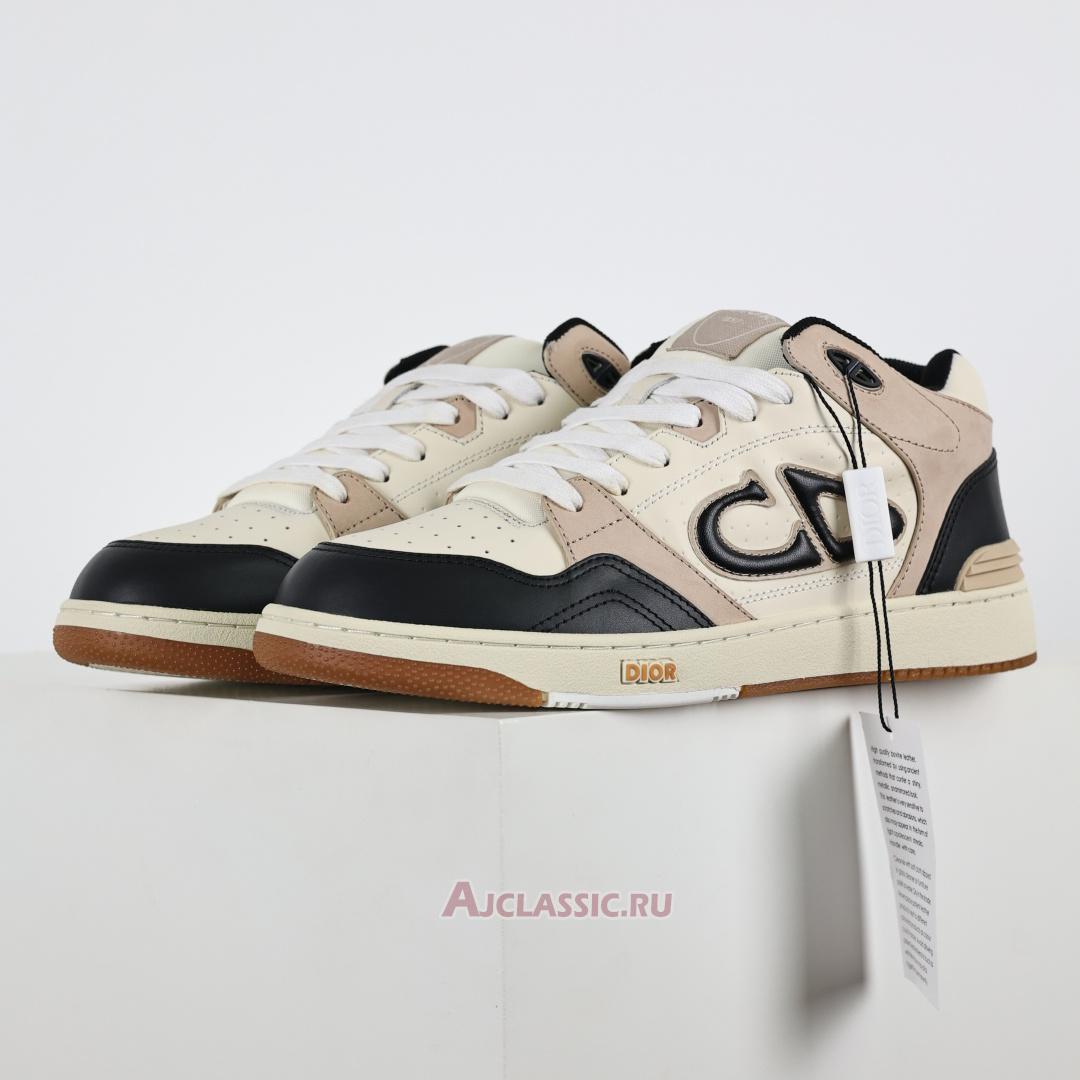 New Dior B57 Mid "Cream Black" Sneaker 3SH141ZXT H169 Shoes