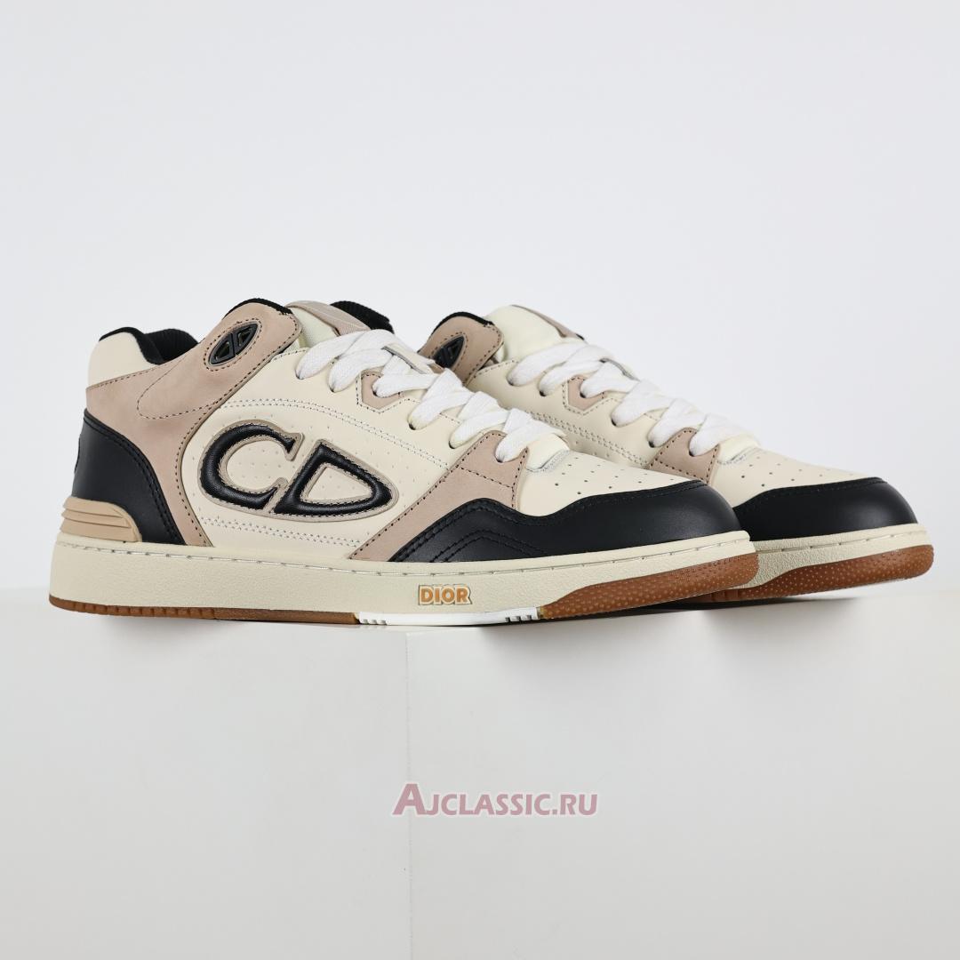 New Dior B57 Mid "Cream Black" Sneaker 3SH141ZXT H169 Shoes