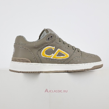 Buy Dior x Stone Island B57 Low Gray Yellow Smooth Calfskin Sneaker Grey 3SN318ZDL_H822 Quality Reps Replicas Shoes