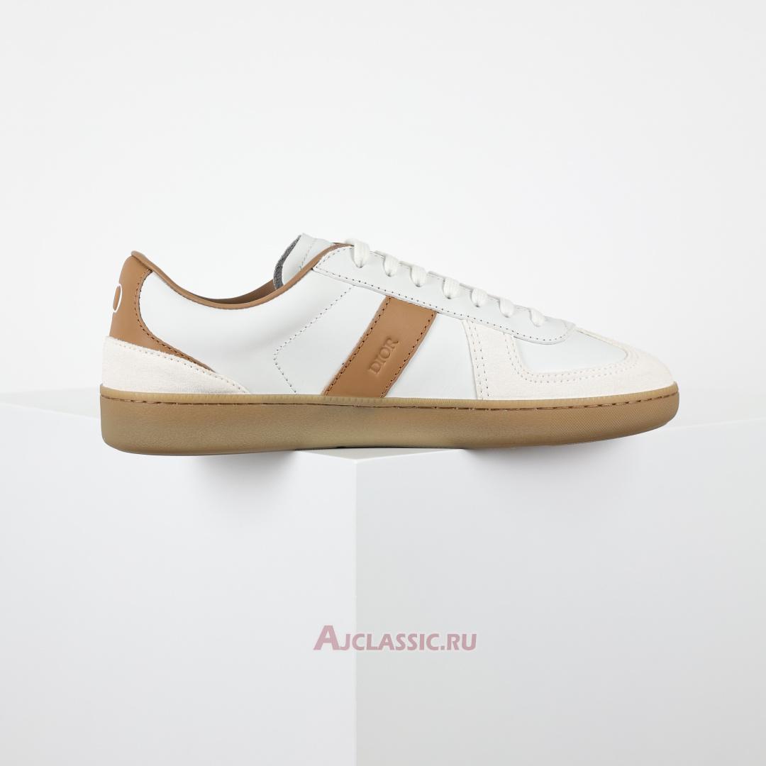 New Dior B01 Matchpoint "White Cognac" Sneaker 3SN328ZRH_H076 Shoes