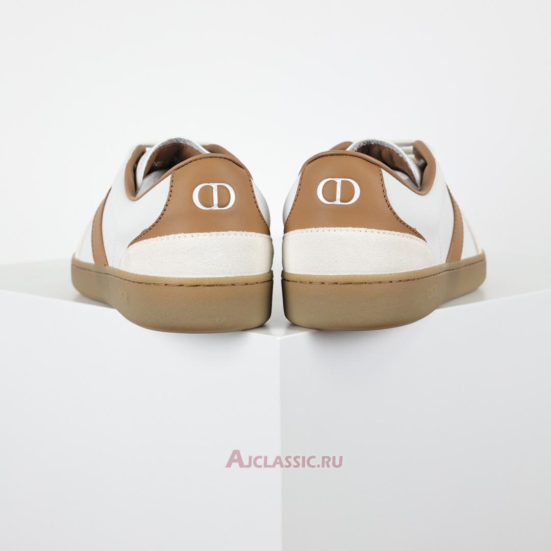 New Dior B01 Matchpoint "White Cognac" Sneaker 3SN328ZRH_H076 Shoes