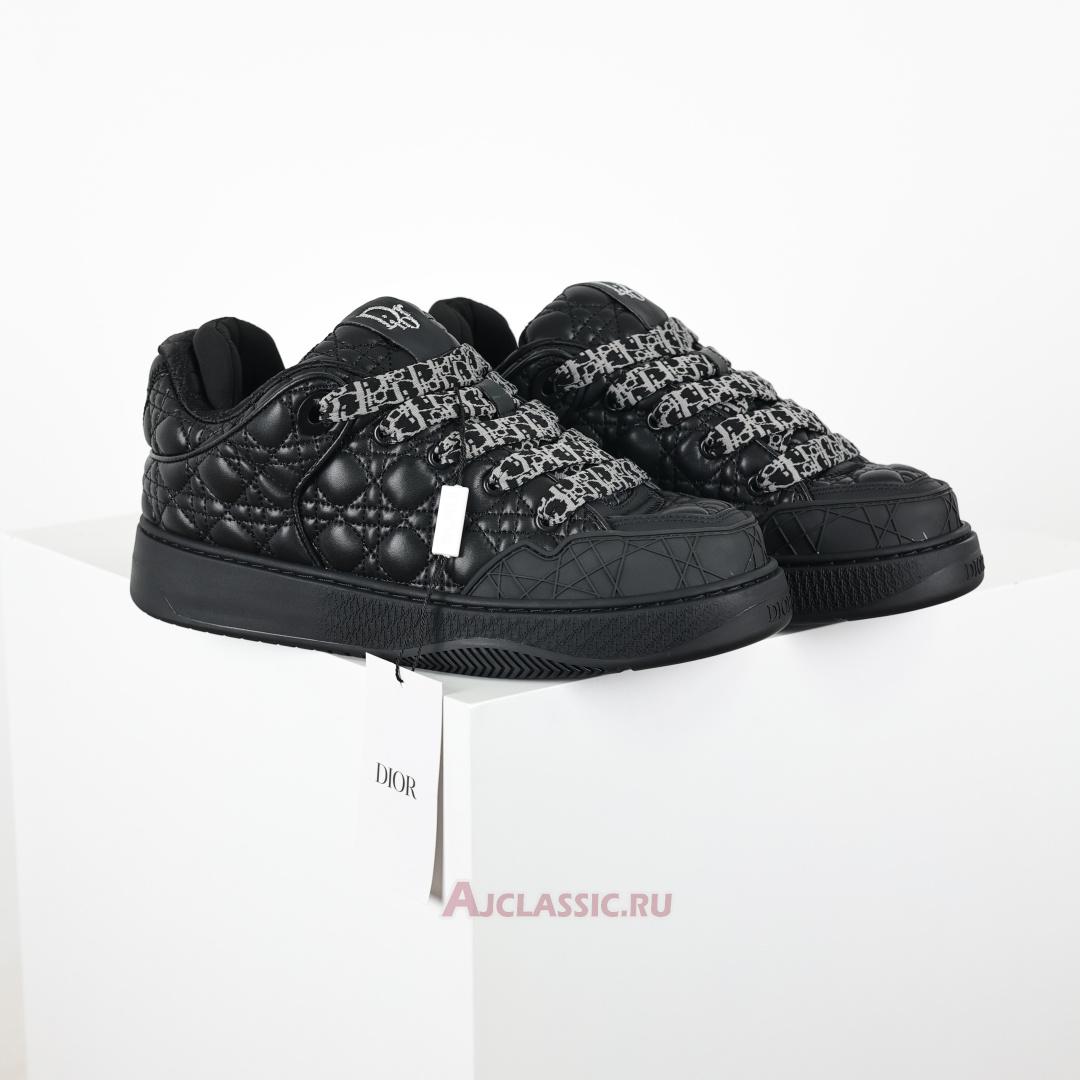 New Dior x ERL B9S Skater "Black Quilted Cannage Calfskin" Sneaker 3SN288ZTT_H900 Shoes