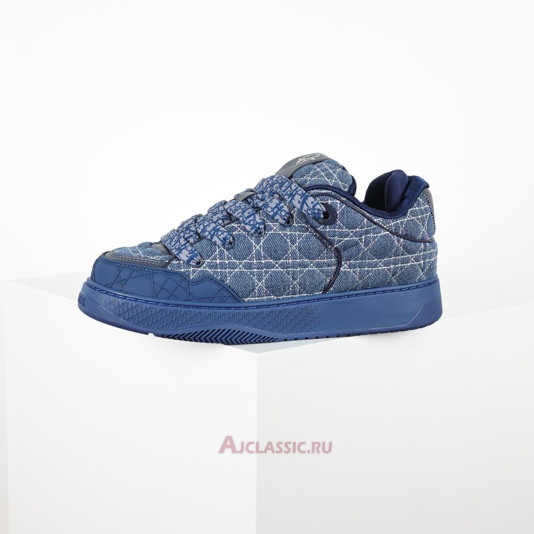 New Dior B9s Skater "Blue Kumo Cannage Denim" Sneaker 3SN288ZAW_H565 Shoes