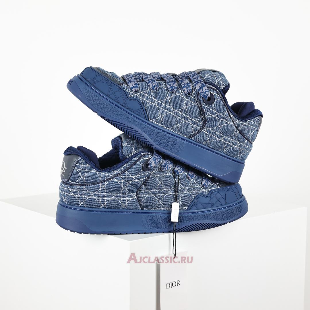 New Dior B9s Skater "Blue Kumo Cannage Denim" Sneaker 3SN288ZAW_H565 Shoes