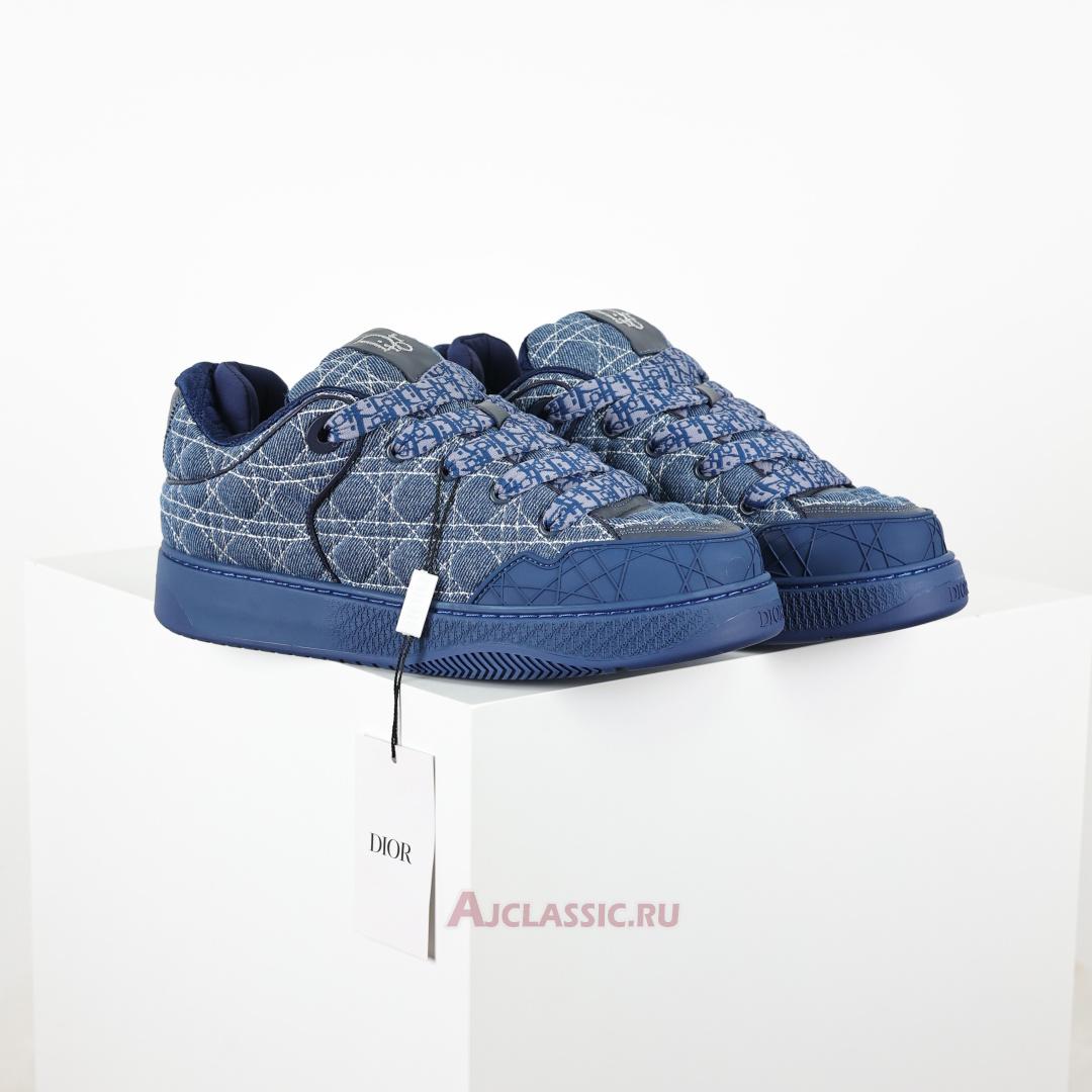 New Dior B9s Skater "Blue Kumo Cannage Denim" Sneaker 3SN288ZAW_H565 Shoes