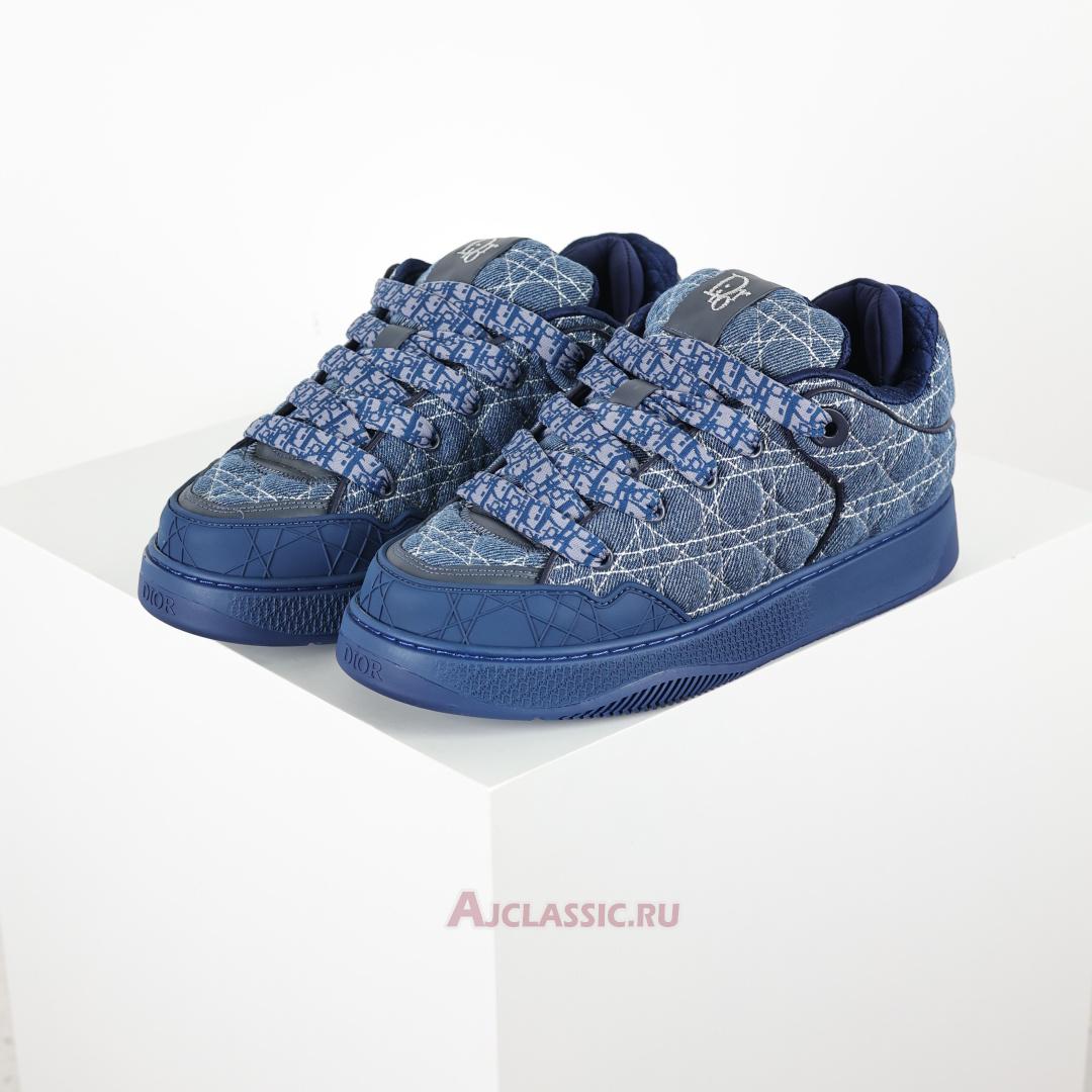 New Dior B9s Skater "Blue Kumo Cannage Denim" Sneaker 3SN288ZAW_H565 Shoes