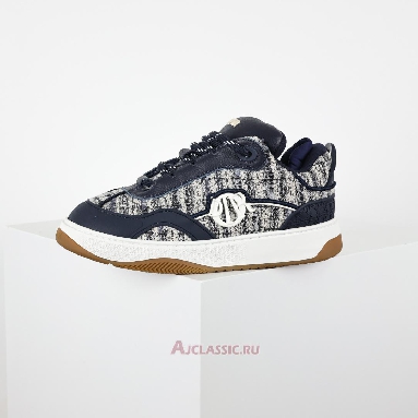 Buy Dior B9s Skater Tweed Navy Blue (Numbered) Sneaker Blue 3SN307ZZX_H559 Quality Reps Replicas Shoes
