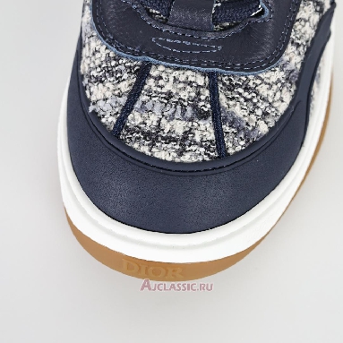 Buy Dior B9s Skater Tweed Navy Blue (Numbered) Sneaker Blue 3SN307ZZX_H559 Quality Reps Replicas Shoes