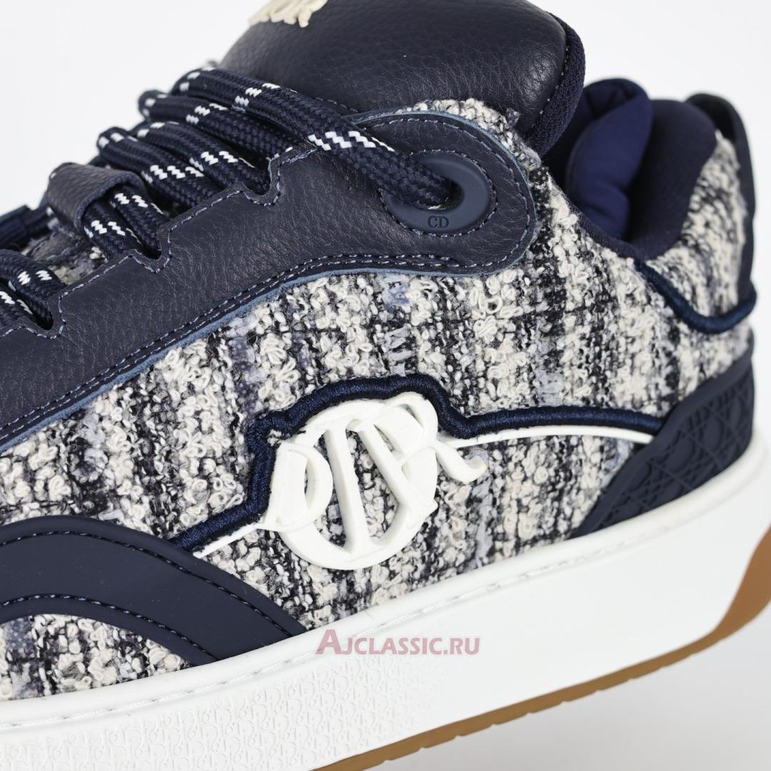 New Dior B9s Skater "Tweed Navy Blue (Numbered)" Sneaker 3SN307ZZX_H559 Shoes