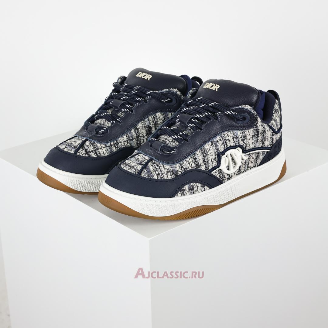 New Dior B9s Skater "Tweed Navy Blue (Numbered)" Sneaker 3SN307ZZX_H559 Shoes