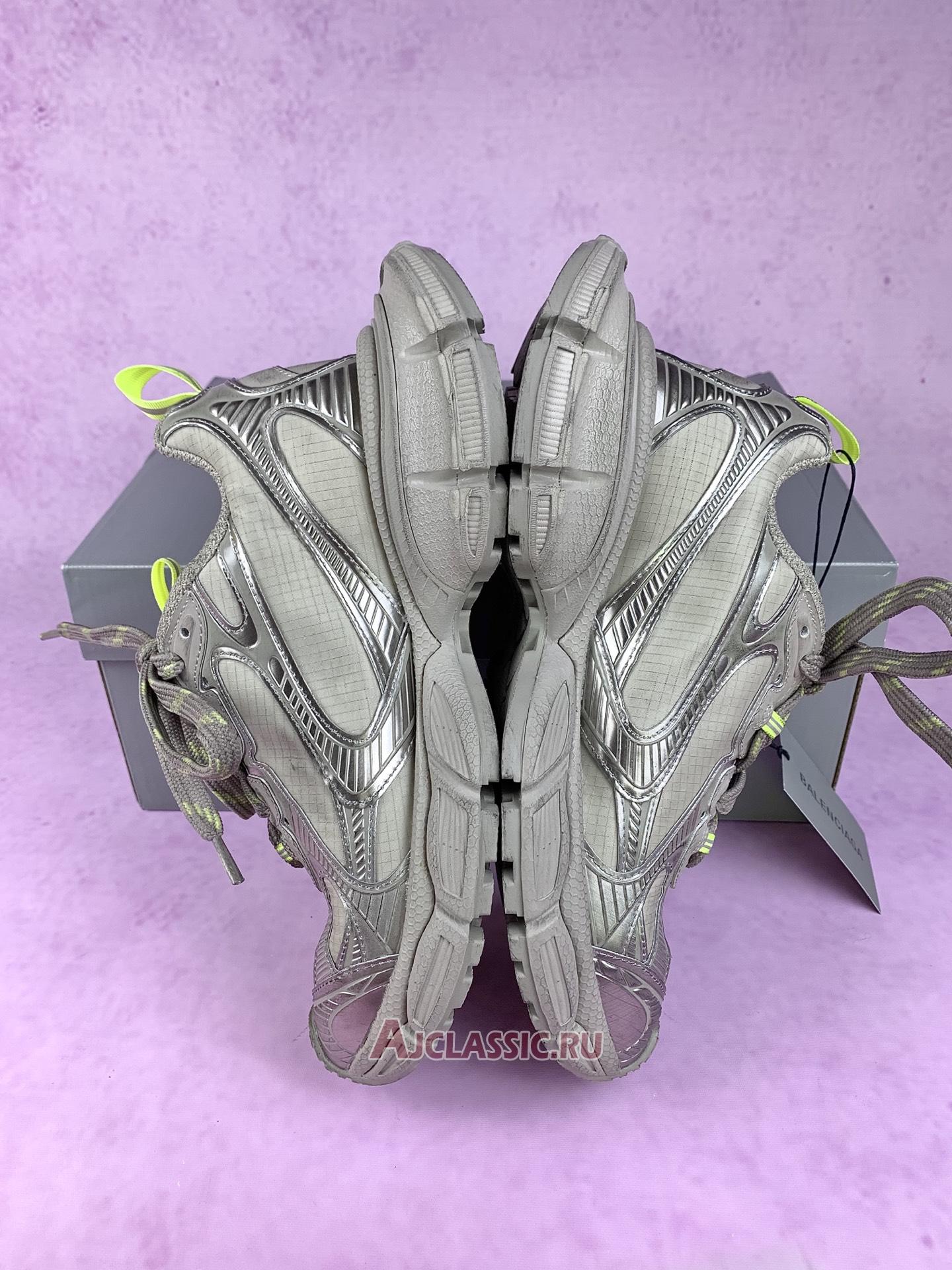 New Balenciaga 3XL Sneaker "Taupe Fluo Yellow" 734734 WXLCR 2077 Shoes