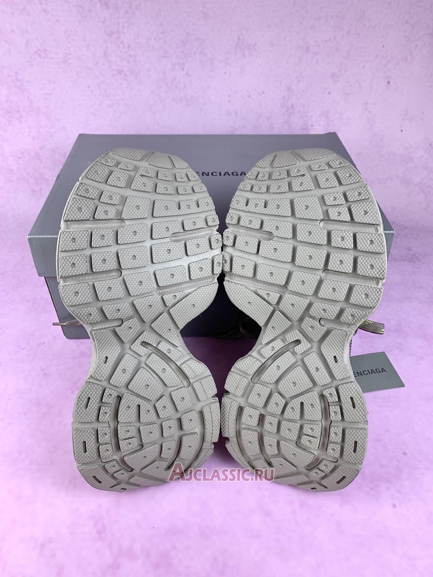 New Balenciaga 3XL Sneaker "Taupe Fluo Yellow" 734734 WXLCR 2077 Shoes