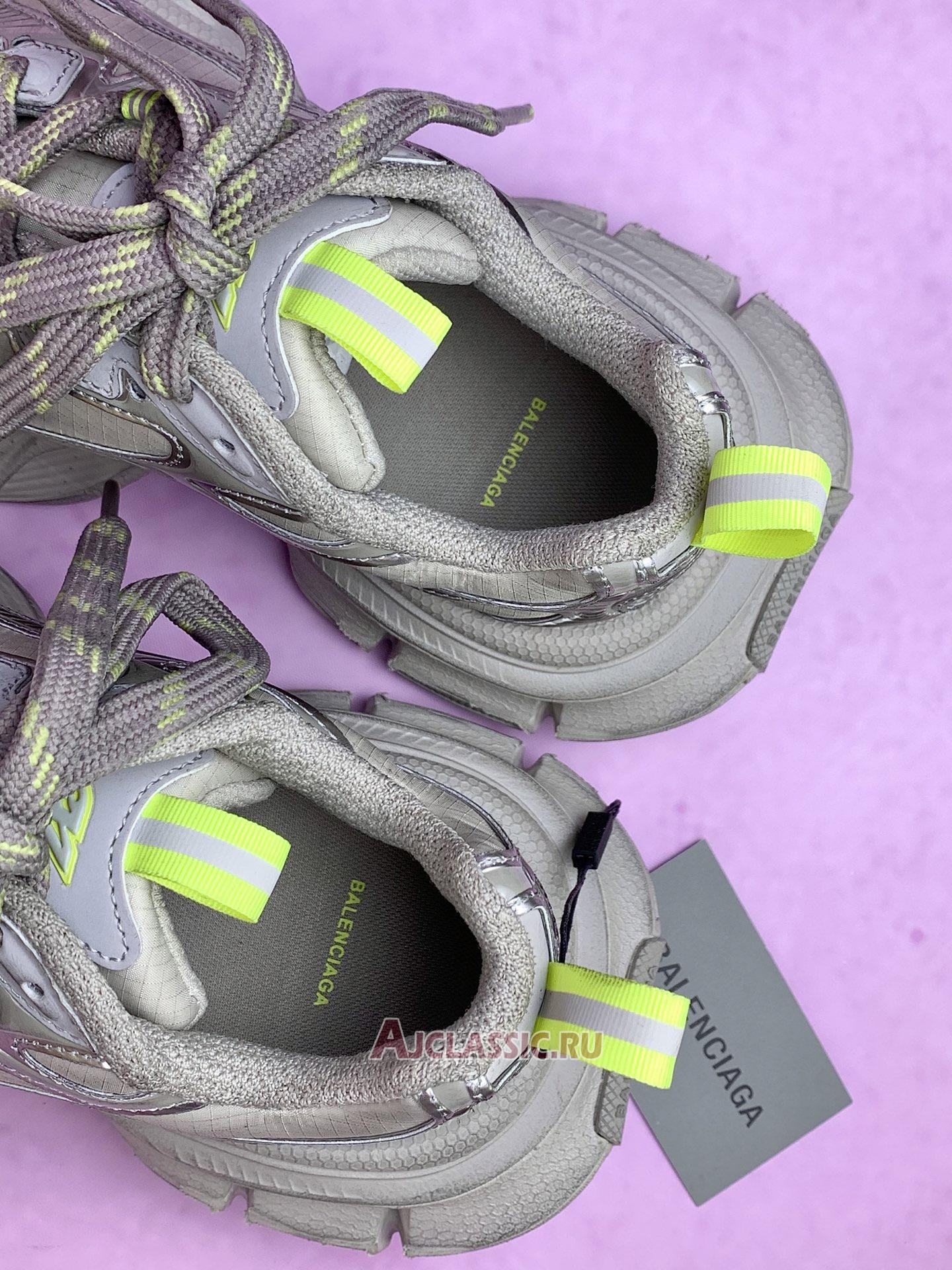New Balenciaga 3XL Sneaker "Taupe Fluo Yellow" 734734 WXLCR 2077 Shoes