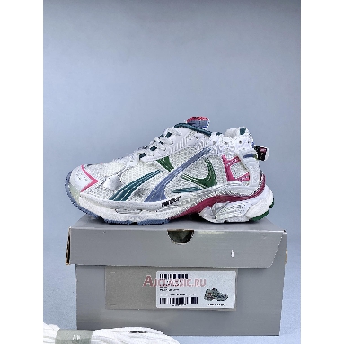 Buy Balenciaga Runner White Dark Green Blue Pink White 772774 W3RMU 9934 Quality Reps Replicas Shoes