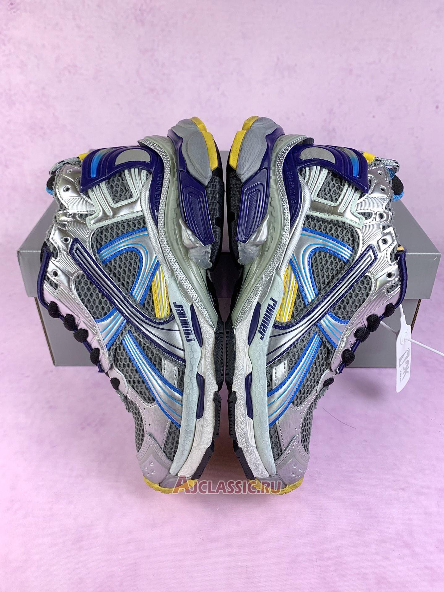 New Balenciaga Runner Sneaker "Grey Orange Aqua" 772774 W3RMU 1474 Shoes