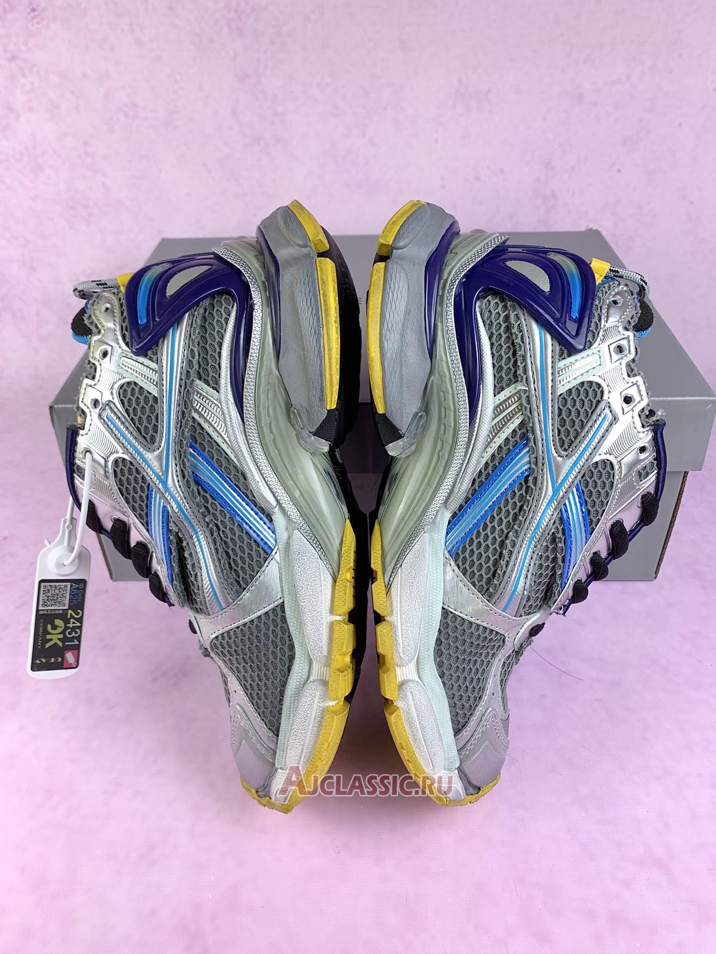 New Balenciaga Runner Sneaker "Grey Orange Aqua" 772774 W3RMU 1474 Shoes