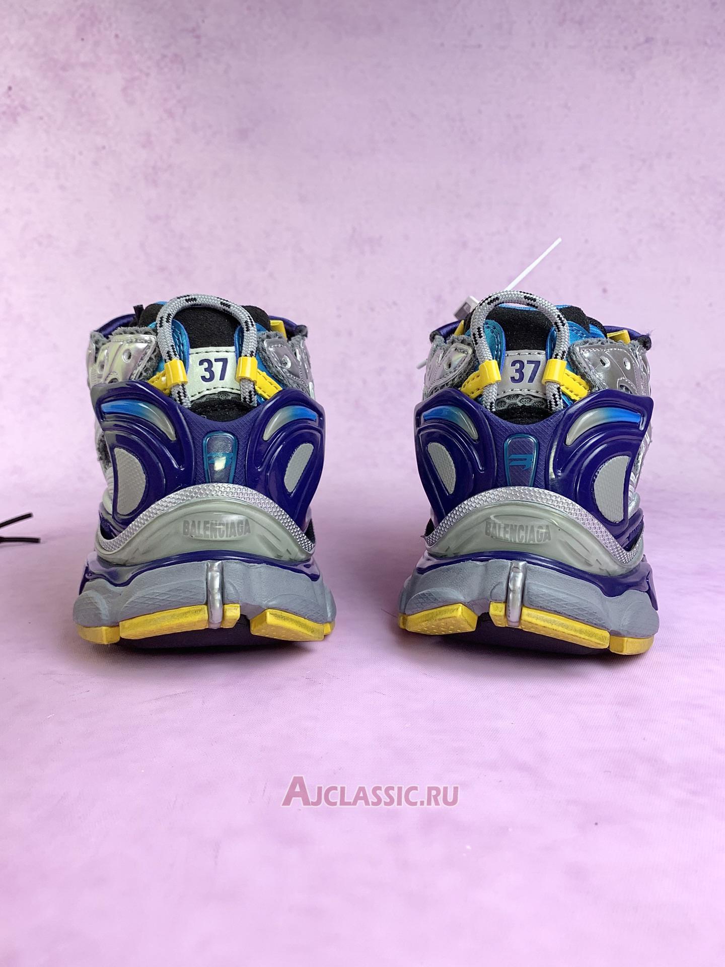 New Balenciaga Runner Sneaker "Grey Orange Aqua" 772774 W3RMU 1474 Shoes