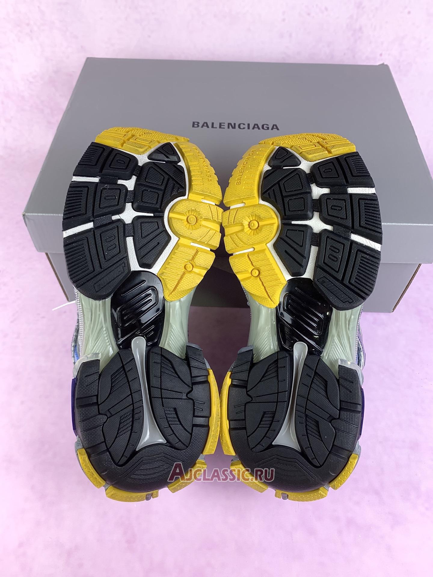 New Balenciaga Runner Sneaker "Grey Orange Aqua" 772774 W3RMU 1474 Shoes