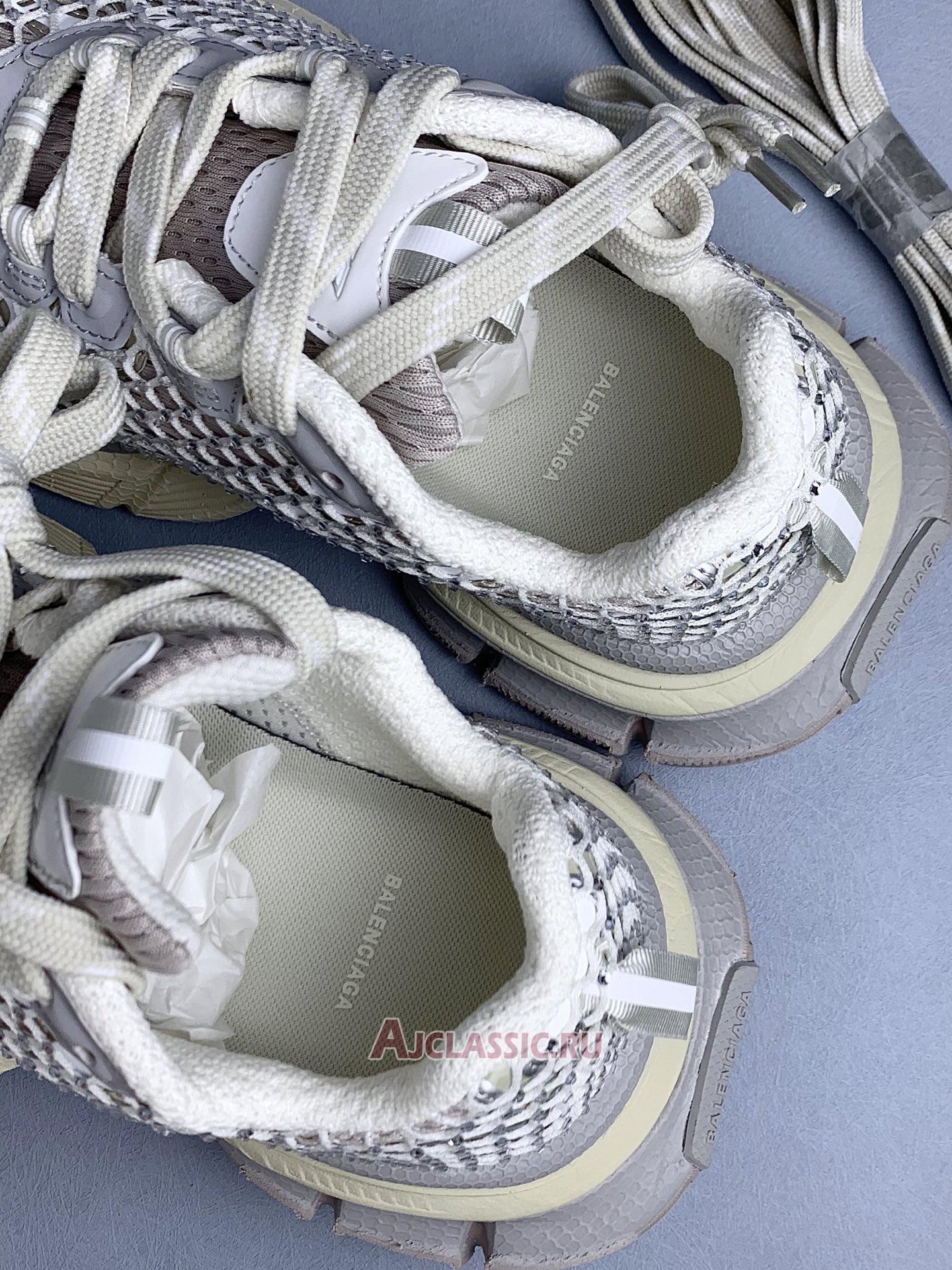 New Balenciaga 3XL Fishnet Sneaker "Eggshell" 788818 W3XFN 9191 Shoes
