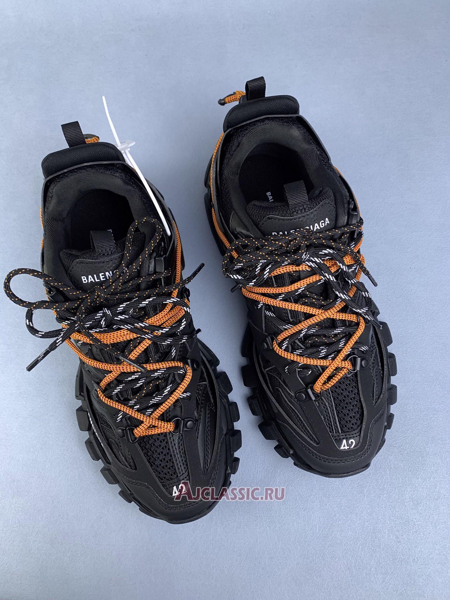 New Balenciaga Track Trail Laces Sneaker "Black Orange" 800592 WTRHK 1000 Shoes