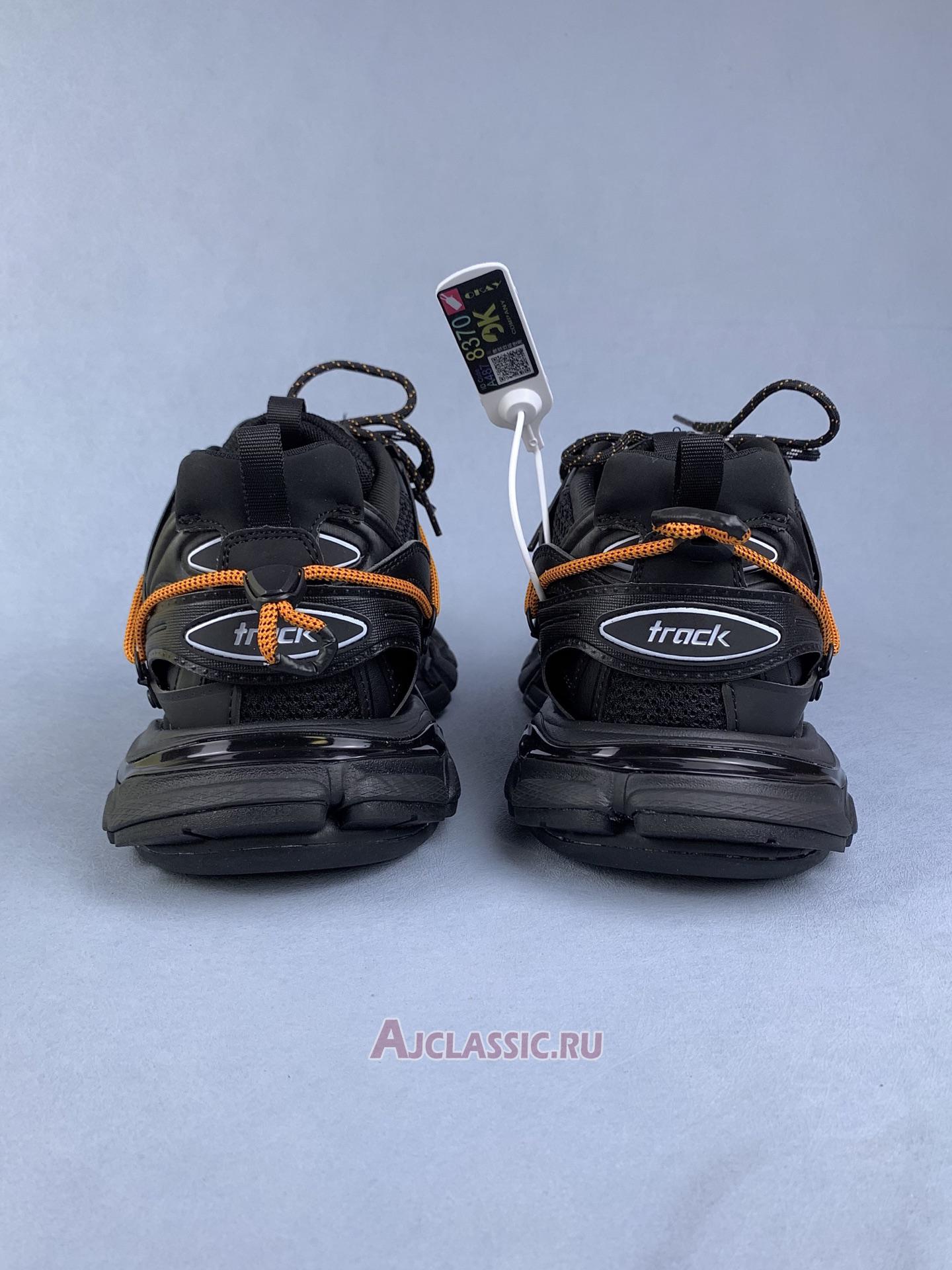 New Balenciaga Track Trail Laces Sneaker "Black Orange" 800592 WTRHK 1000 Shoes