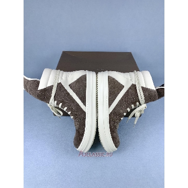 Buy Rick Owens Strobe Geobasket High Dust Milk Brown RU01E5894LWNLCO-3411 Quality Reps Replicas Shoes