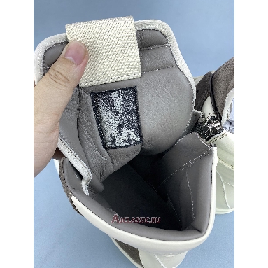 Buy Rick Owens Strobe Geobasket High Dust Milk Brown RU01E5894LWNLCO-3411 Quality Reps Replicas Shoes