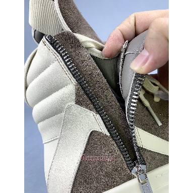 Buy Rick Owens Strobe Geobasket High Dust Milk Brown RU01E5894LWNLCO-3411 Quality Reps Replicas Shoes
