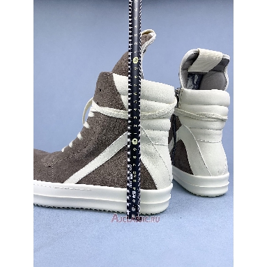 Buy Rick Owens Strobe Geobasket High Dust Milk Brown RU01E5894LWNLCO-3411 Quality Reps Replicas Shoes