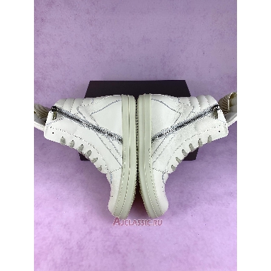 Buy Rick Owens FW17 Glitter Geobasket Milk White White RU17F8894 LPO-111-2 Quality Reps Replicas Shoes