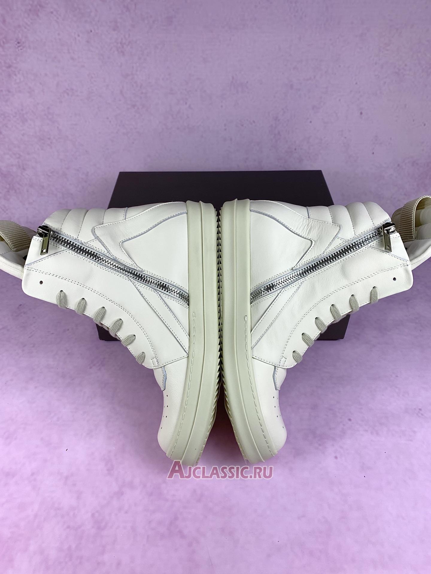 New Rick Owens FW17 Glitter Geobasket "Milk White" RU17F8894 LPO-111-2 Shoes