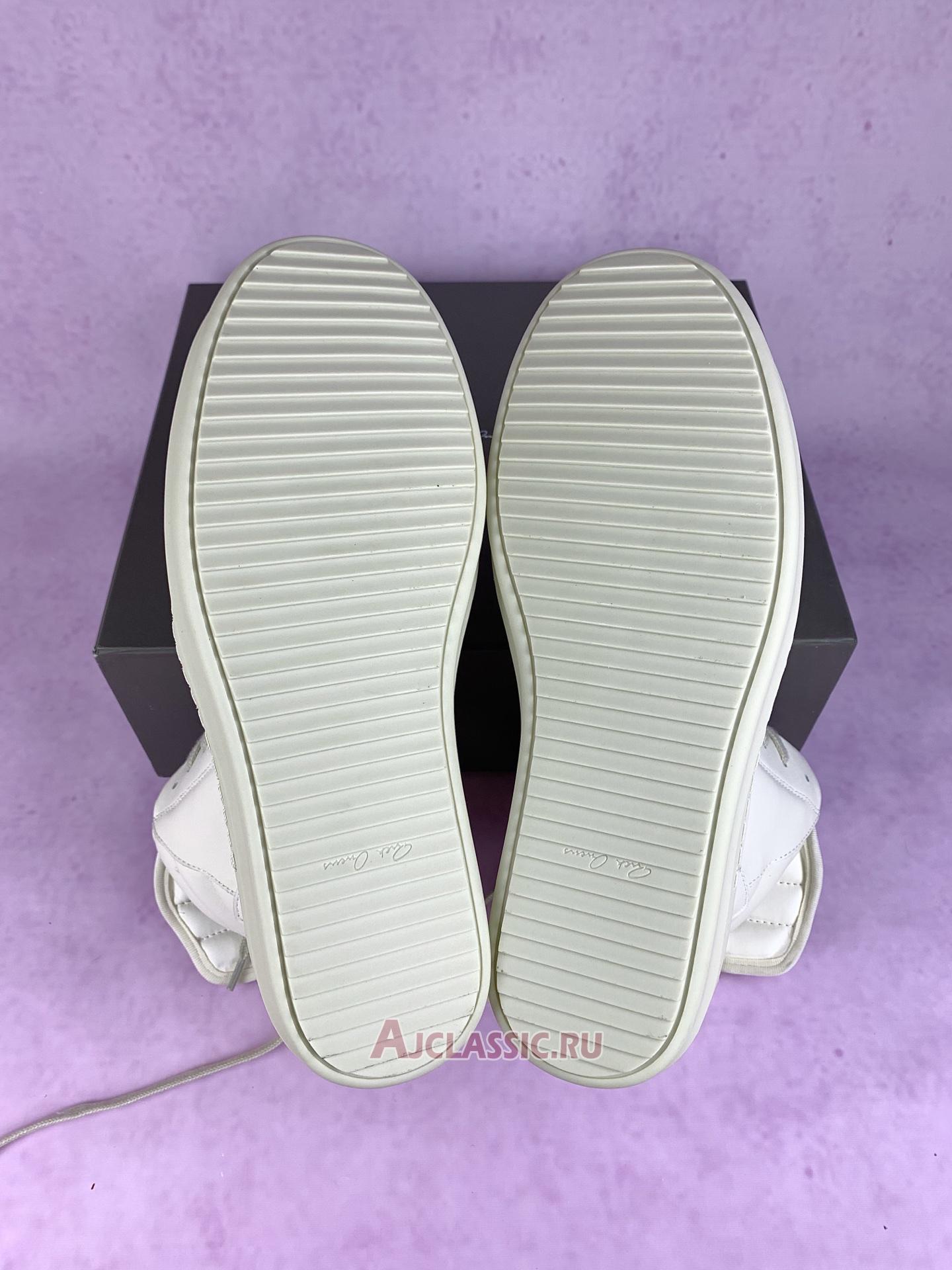 New Rick Owens FW17 Glitter Geobasket "Milk White" RU17F8894 LPO-111-2 Shoes