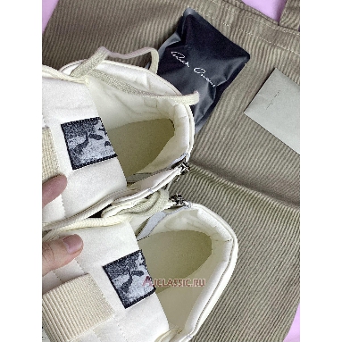 Buy Rick Owens FW17 Glitter Geobasket Milk White White RU17F8894 LPO-111-2 Quality Reps Replicas Shoes