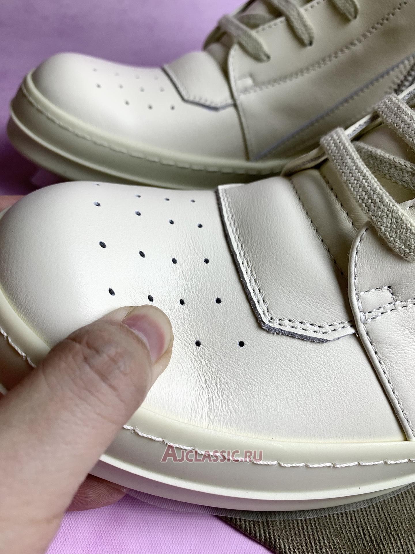 New Rick Owens FW17 Glitter Geobasket "Milk White" RU17F8894 LPO-111-2 Shoes