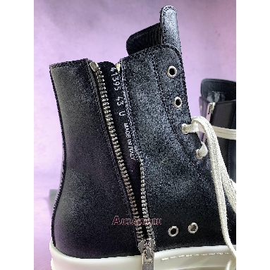 Buy Rick Owens Strobe Leather High Black Milk Black RU02B2890-LPO-911 Quality Reps Replicas Shoes