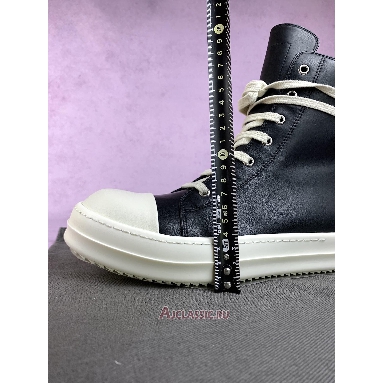 Buy Rick Owens Strobe Leather High Black Milk Black RU02B2890-LPO-911 Quality Reps Replicas Shoes