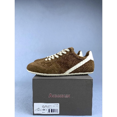 Buy Rick Owens Concordians Minimal Sneaker Chestnut Brown RP02E4895-LVSLCO-13411 Quality Reps Replicas Shoes