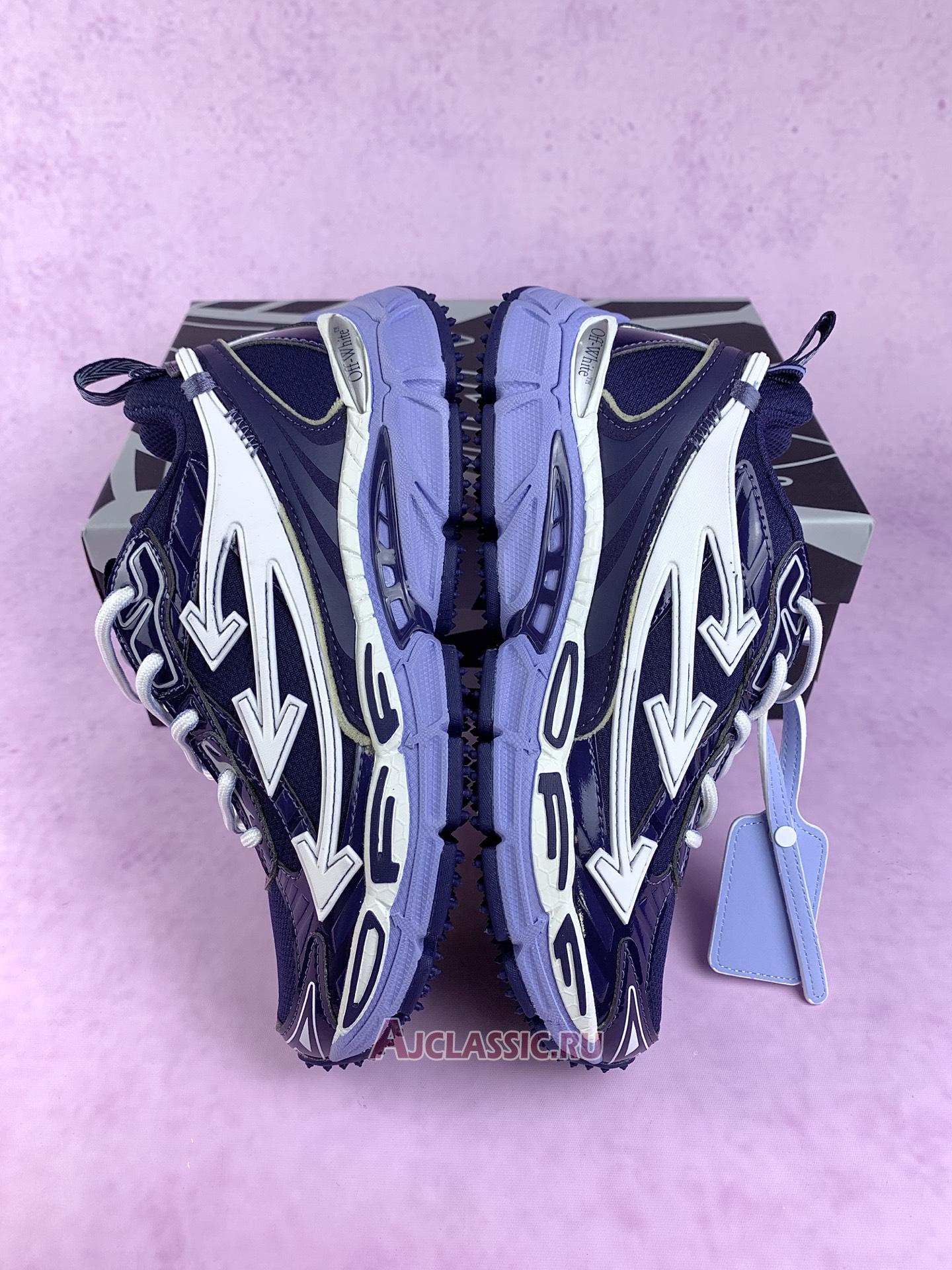 New Off-White Be Right Back "Navy Blue" OMIA295C99FAB00 24642 Shoes