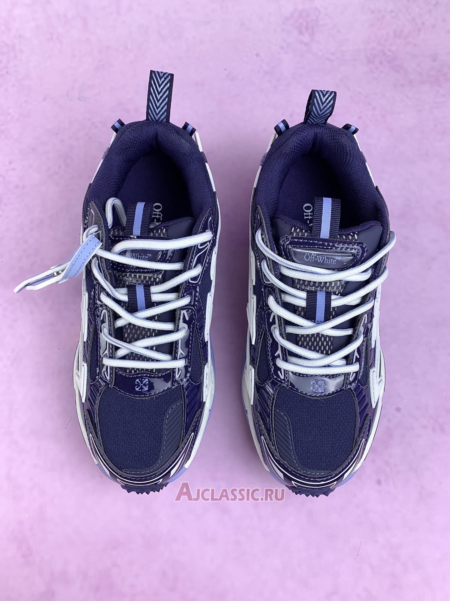 New Off-White Be Right Back "Navy Blue" OMIA295C99FAB00 24642 Shoes