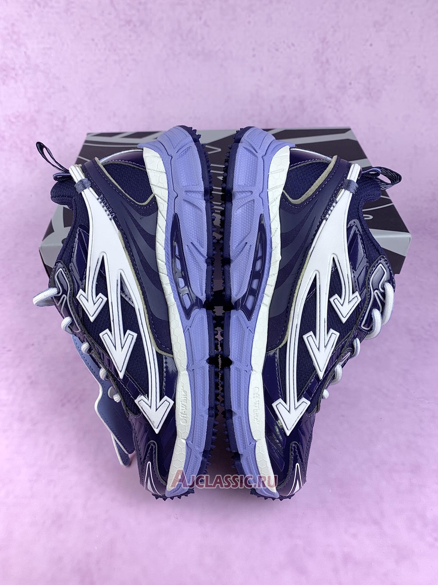 New Off-White Be Right Back "Navy Blue" OMIA295C99FAB00 24642 Shoes