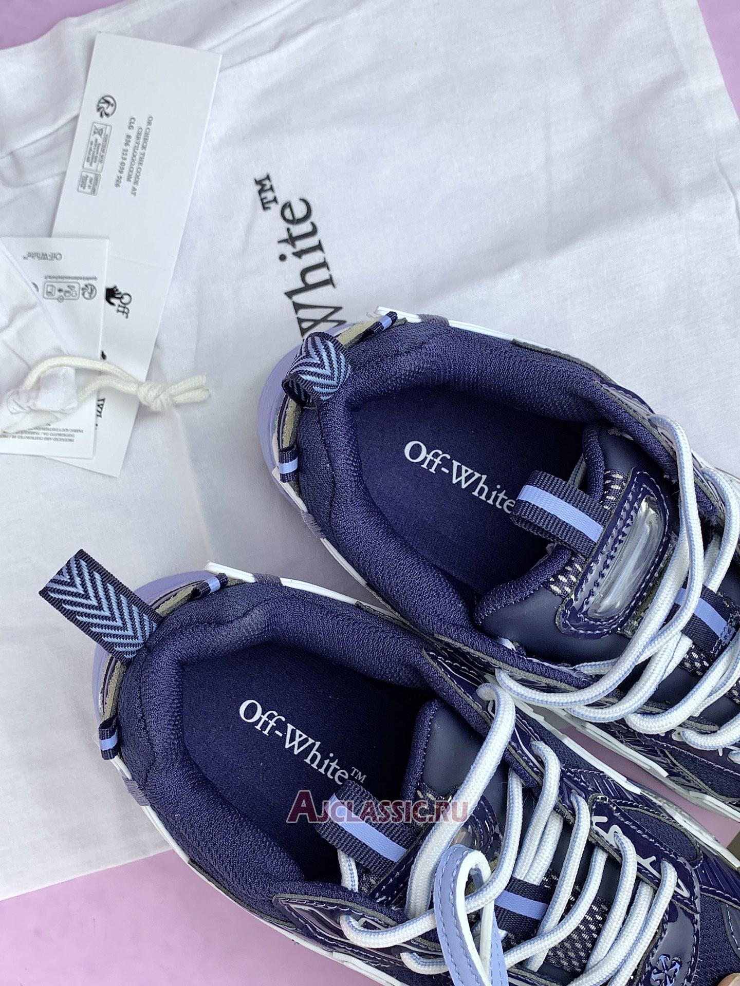 New Off-White Be Right Back "Navy Blue" OMIA295C99FAB00 24642 Shoes