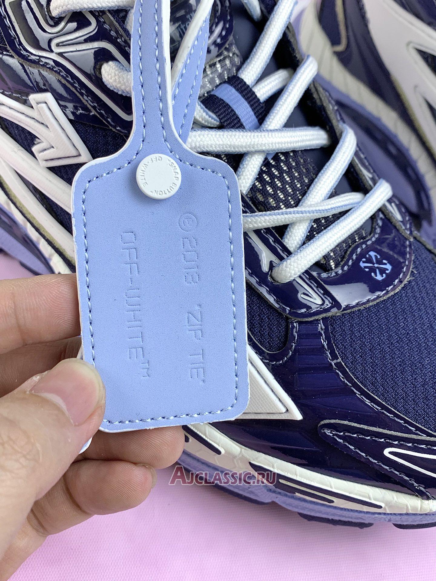 New Off-White Be Right Back "Navy Blue" OMIA295C99FAB00 24642 Shoes